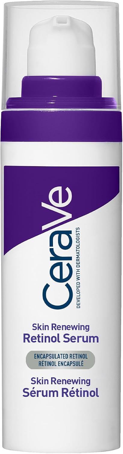 CeraVe Skin Renewing Retinol Serum With 3 Essential Ceramides, Hyaluronic Acid, & Niacinamide, Anti-Ageing Treatment for Fine Lines and Wrinkles, Encapsulated Retinol, Dermatologist Developed, 30ml