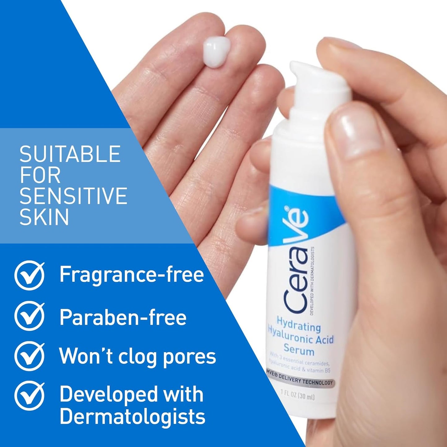 CeraVe Hydrating Hyaluronic Acid Serum 30ml